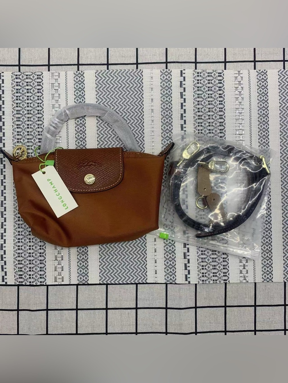 Longchamp Brown Mini Crossbody Bag